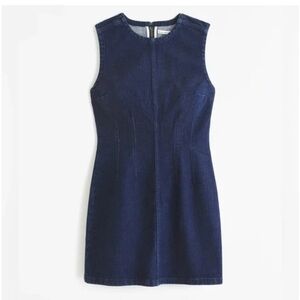 Abercrombie & Fitch Navy Sleeveless Mini Dress